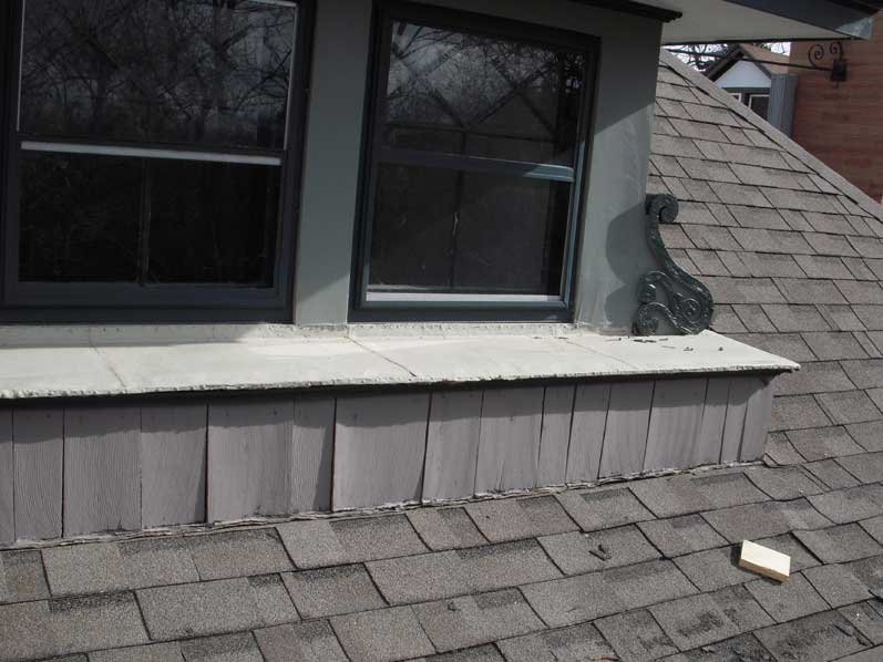 Custom copper standing seam roof in Cherry Hills Village