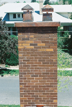 Historic tile roof detail