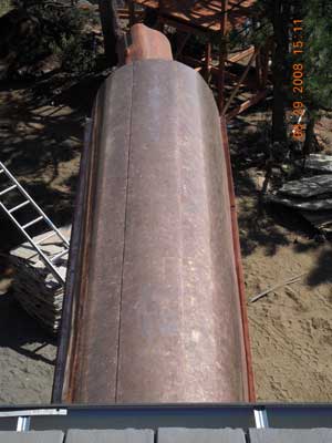 Slate roofing installation