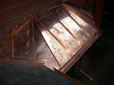 Standing seam flat roof project