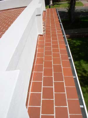 Standing seam copper panels