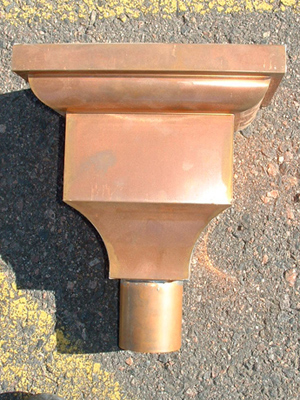 13x5 collector box front view