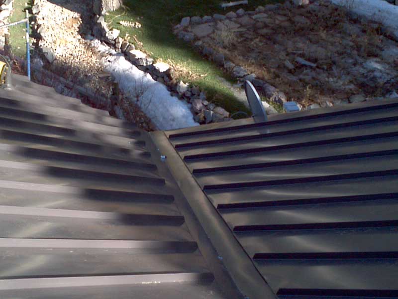 Standing seam finished project