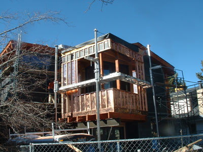 South Race standing seam detail