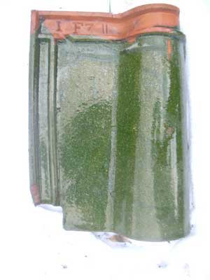 Brookfield Green Ludowici T-12 tile