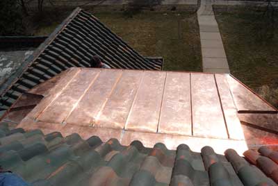 Standing seam copper project