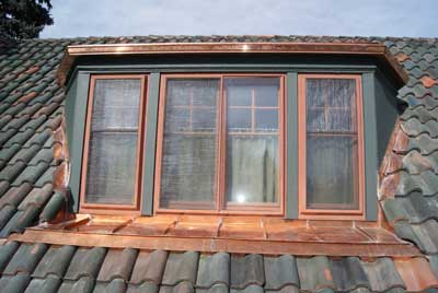 Standing seam flashing detail