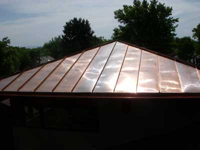 Standing seam project detail