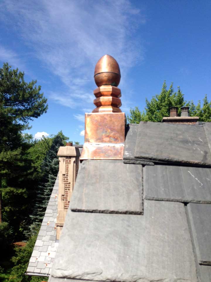 Spun copper fabrication